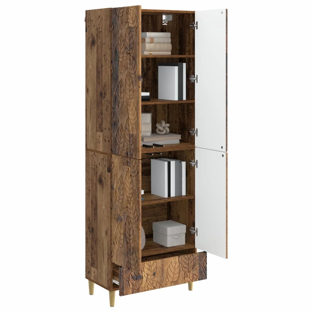 Set di armadi 2 pcs Legno antico Legno ingegnerizzato
