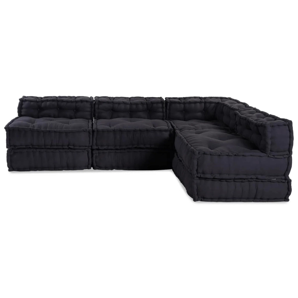 Unità di Divano Modulare 4 pcs Antracite Tessuto 3315068