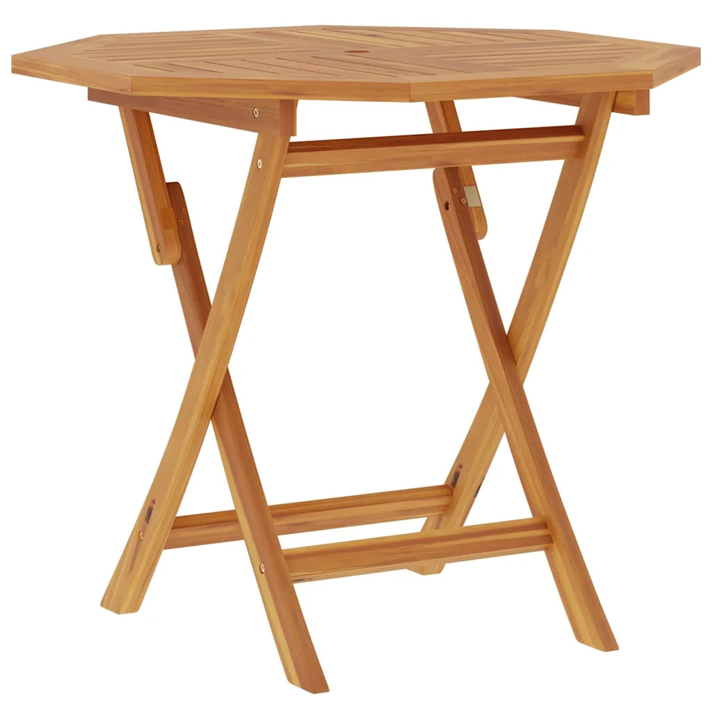 Tavolo da Giardino Pieghevole 85x85x76cm Legno Massello di Teak cod mxl 34317