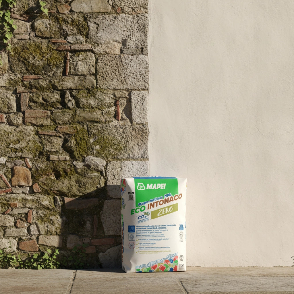 Mapei mape-antique nhl eco intonaco di fondo traspirante per murature 25 kg