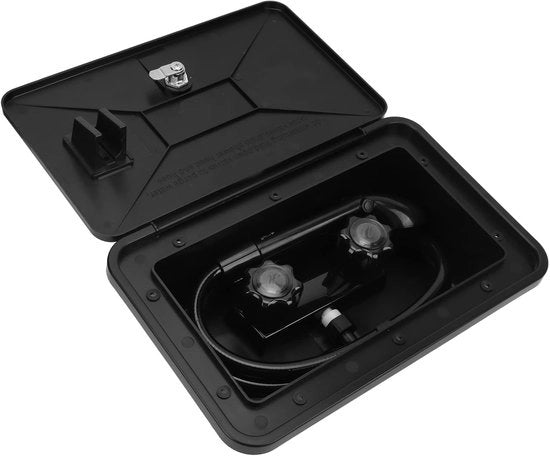 Kit di doccia esterna con doccia manuale - Ideale per caravan - Progettato per la durata - Facile da installare - Adatto per...