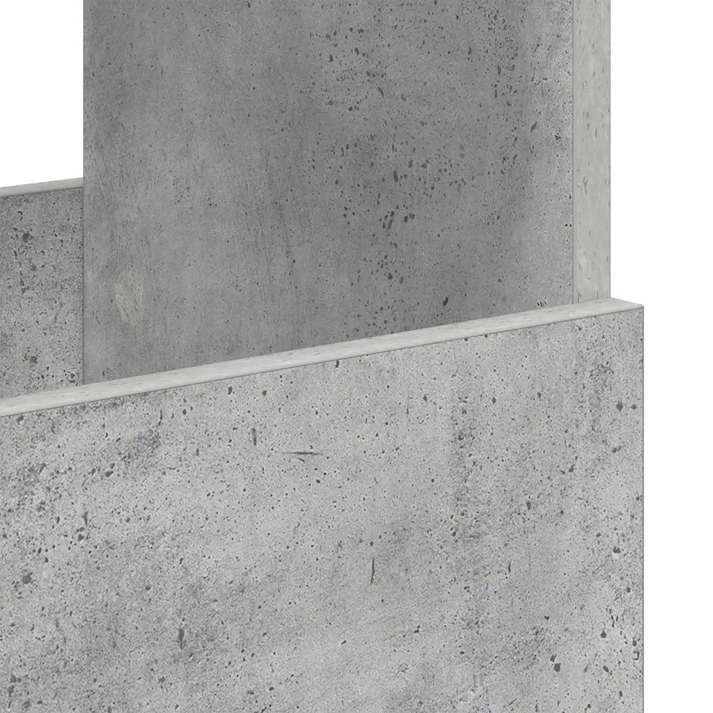 Scaffale per riviste Grigio cemento 102 x 30 x 45 cm CFW7502544