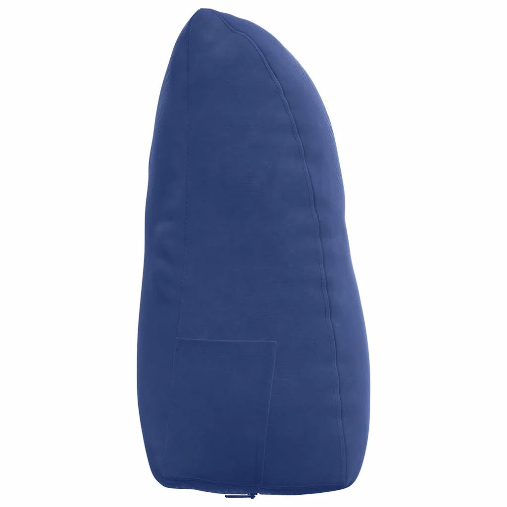 Cuscino per Schiena Blu Polizia 60 x 24 x 50 cm Velluto 42014411