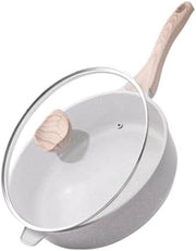 Pentola ceramica da 28cm con coperchio - Cucina sana e pulizia facile
