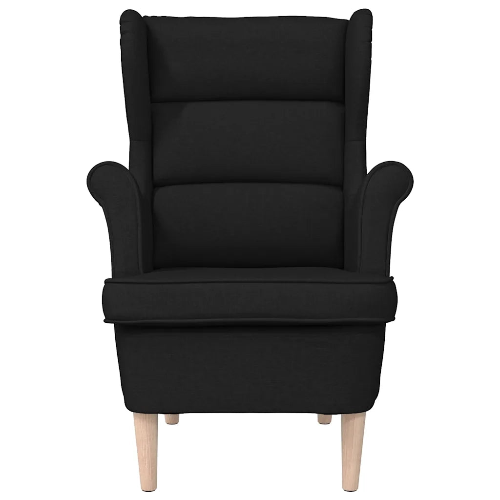 Poltrona Nera 74x84x100 cm in Tessuto 4016897