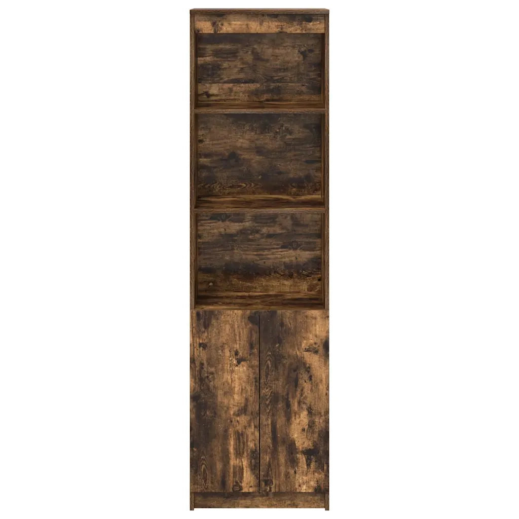 Credenza Rovere Fumo 50x35x180 cm in Legno Multistrato 3328466