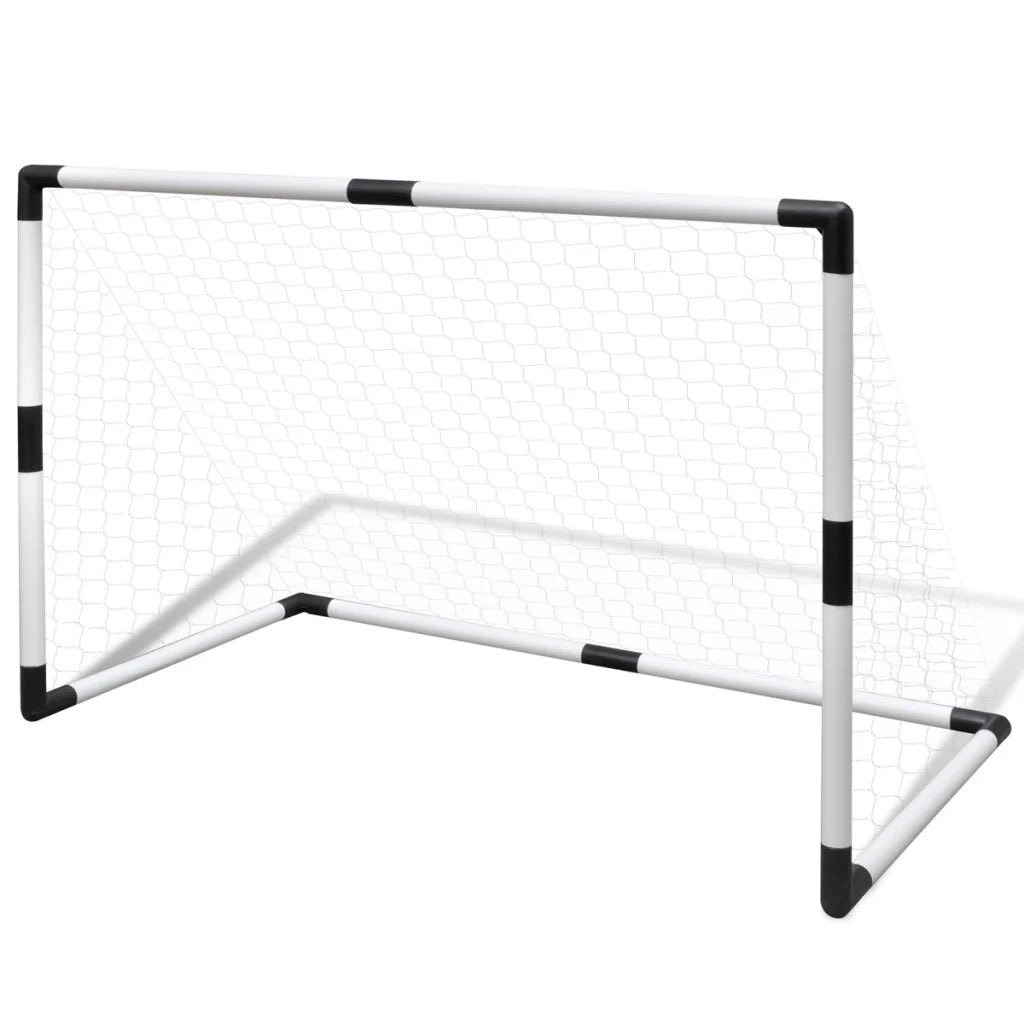 Set porta da calcio con palo e rete 0102012