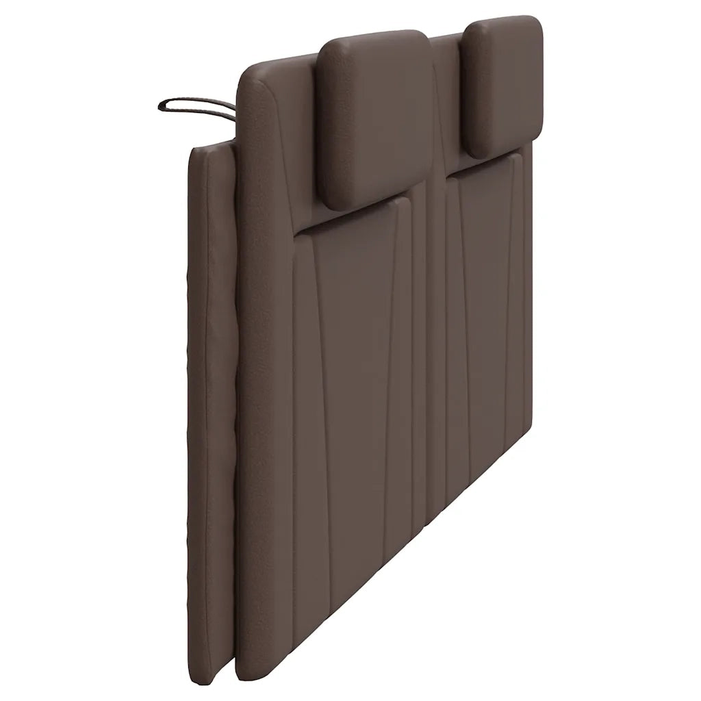Cuscino Testiera Viana Marrone 200 cm in Similpelle CFW3448115