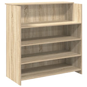 Scrivania per Reception-Tavolo per reception Rovere Sonoma 100x50x103,5 cm in Legno Massello