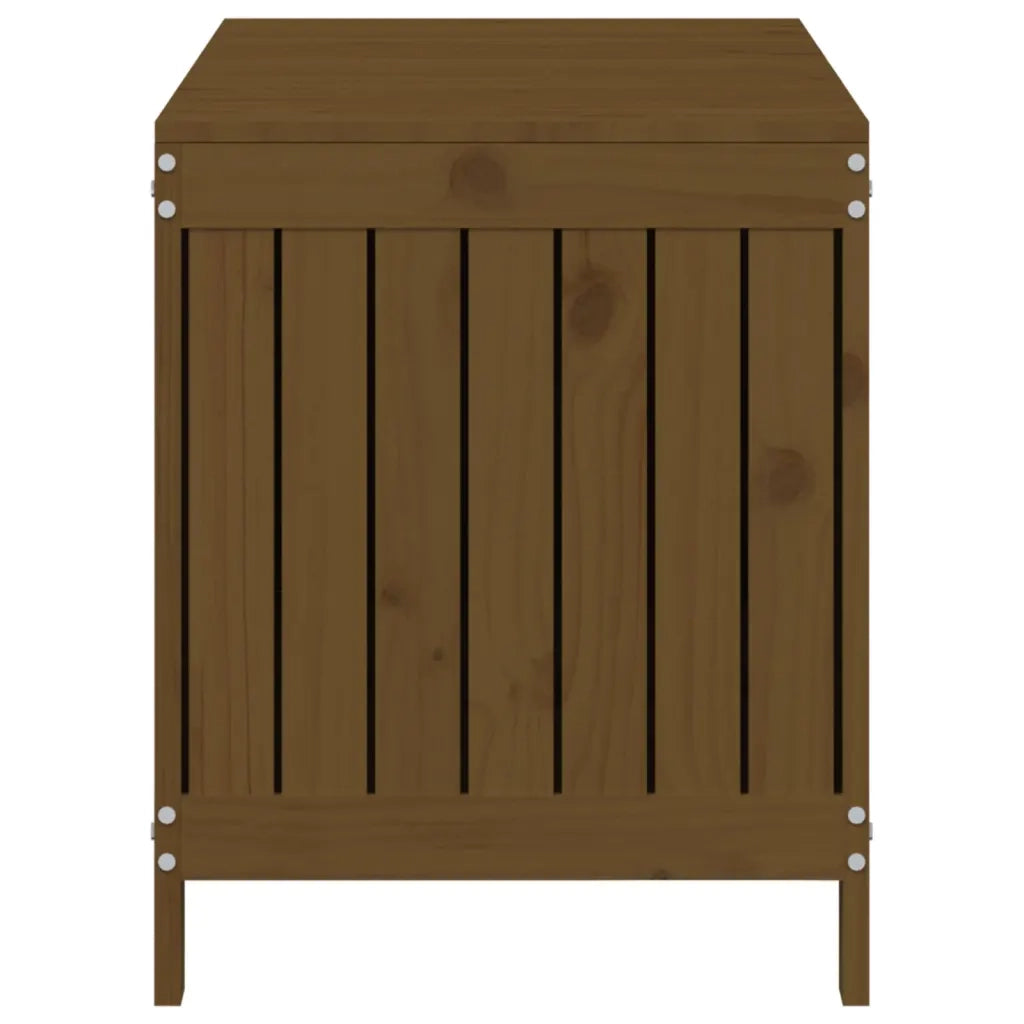 Contenitore da Giardino Ambra 115x49x60 cm Legno Massello Pino