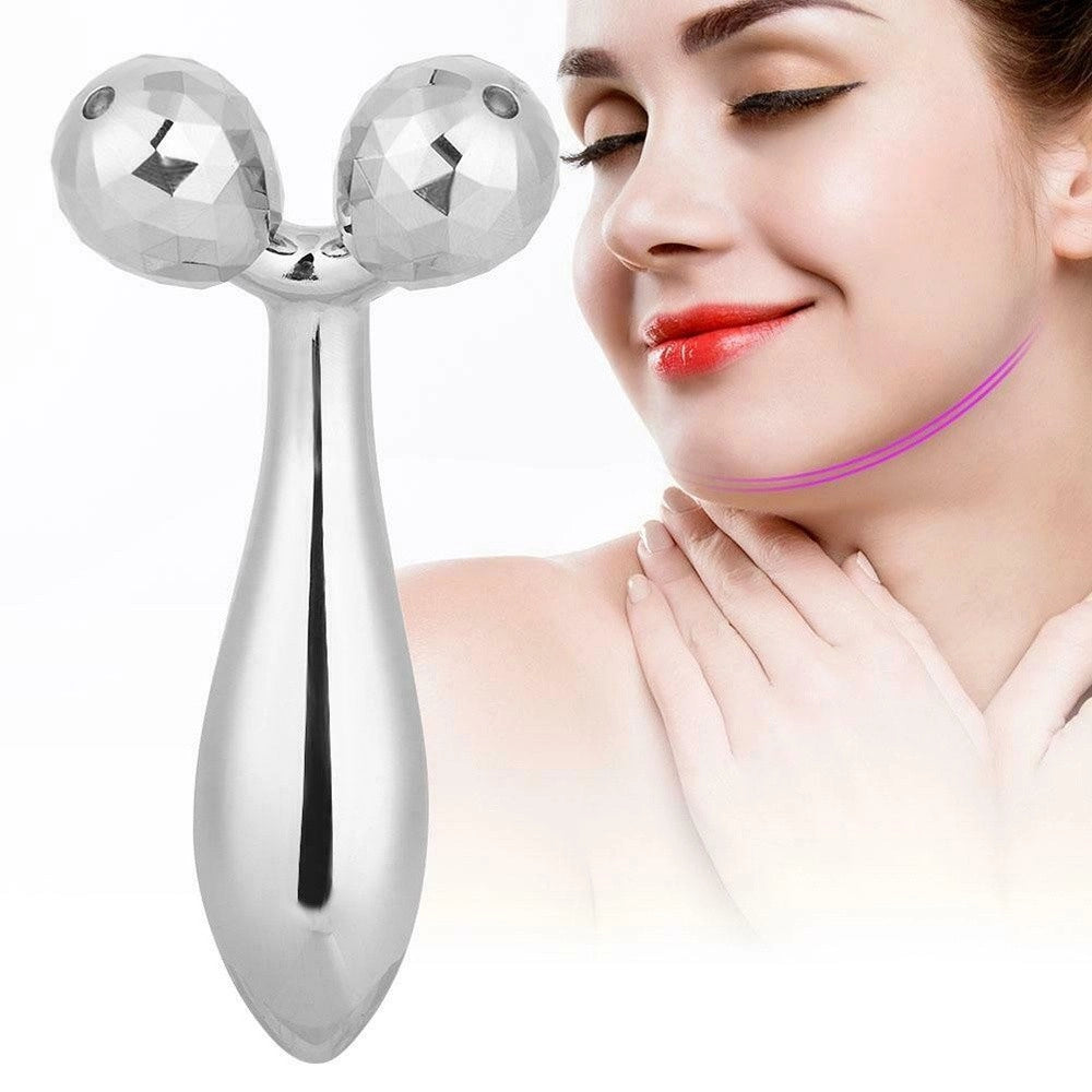 Trade Shop - Massaggiatore Facciale 3d Massaggio Su Viso Pelle Stimola La Circolazione Q-am17 -