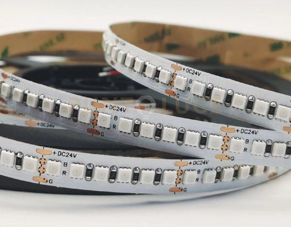 STRIP LED 3838 DC24V IN KAPTON 168 LED PER MT 24W PER MT RGB 500CM