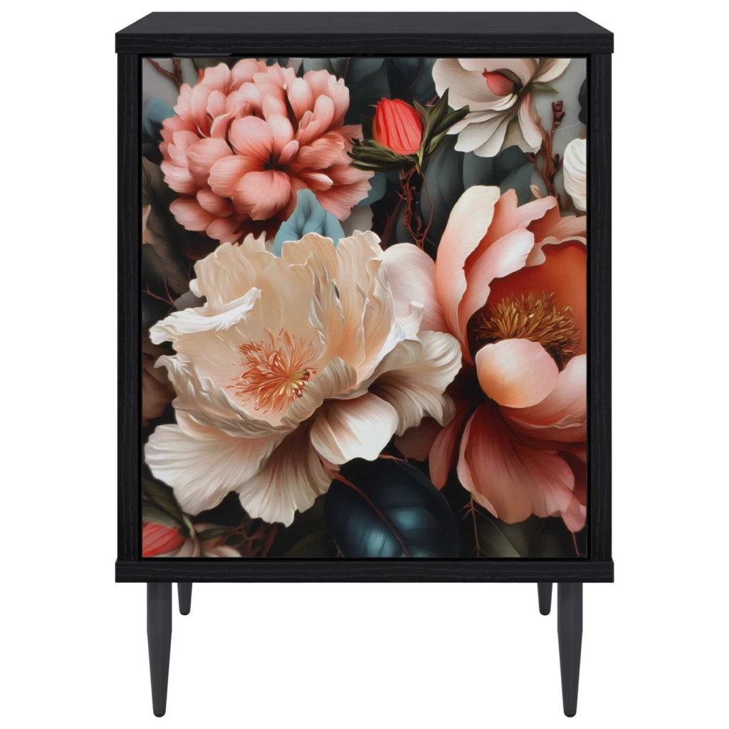 Armadio da Notte BORNE 2 pz Rovere Nero 36 x 33 x 51 cm 8007244