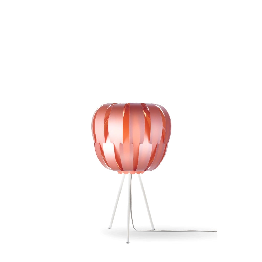 Lampada Da Scrivania Moderna Queen Polilux ® Pink Metal E Metallo 1 Luce E27