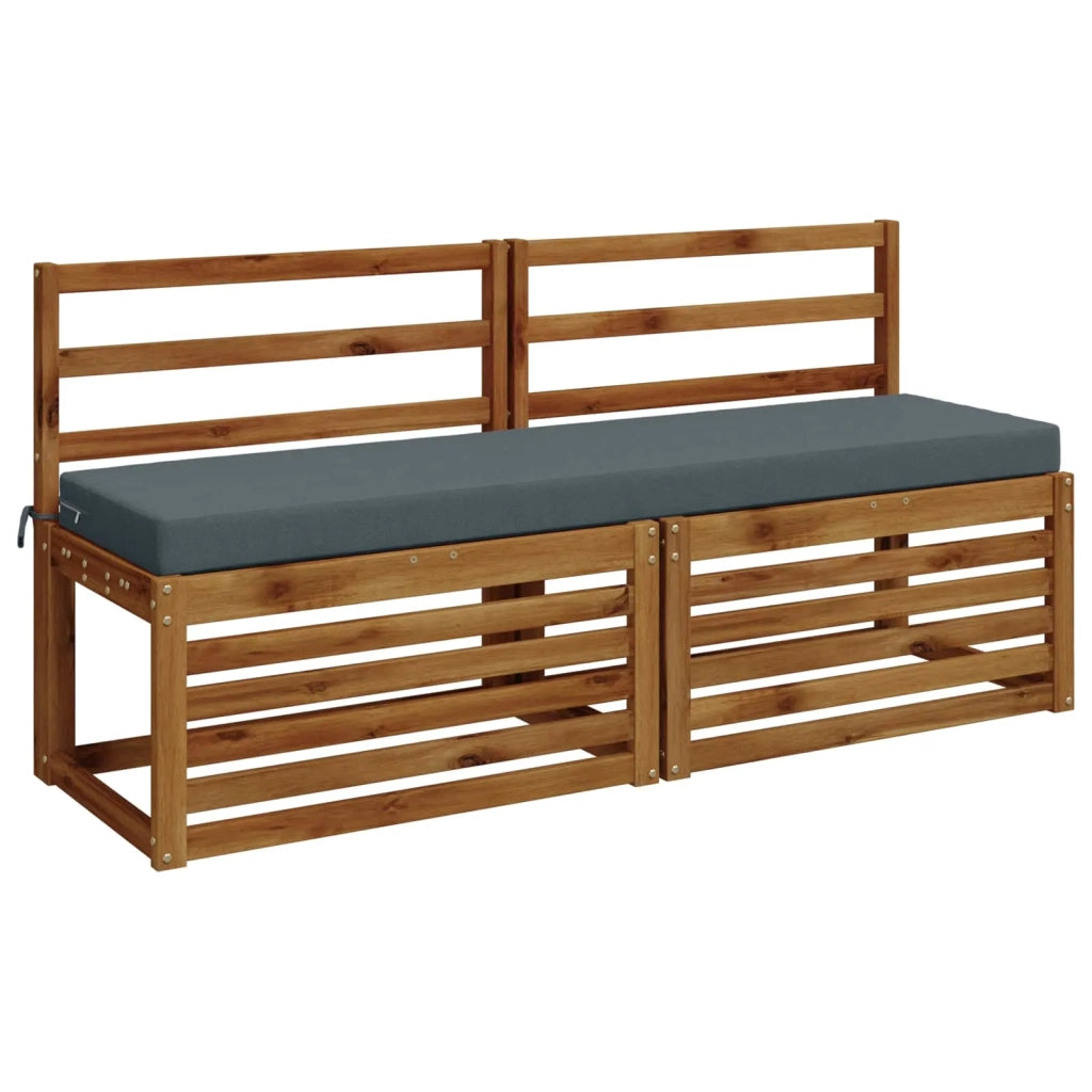 Cuscini per Panchina a 2 Pezzi SOEST 2 pz 100% Poliestere Blu 949845