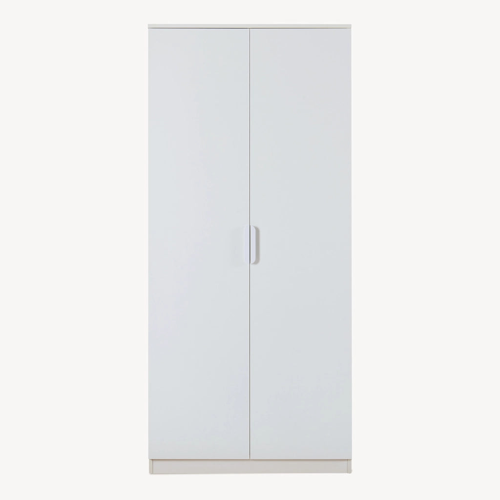 Armadio Guardaroba Eiselfing con 4 Scomparti 176 x 80 x 52 cm Bianco [en.casa]