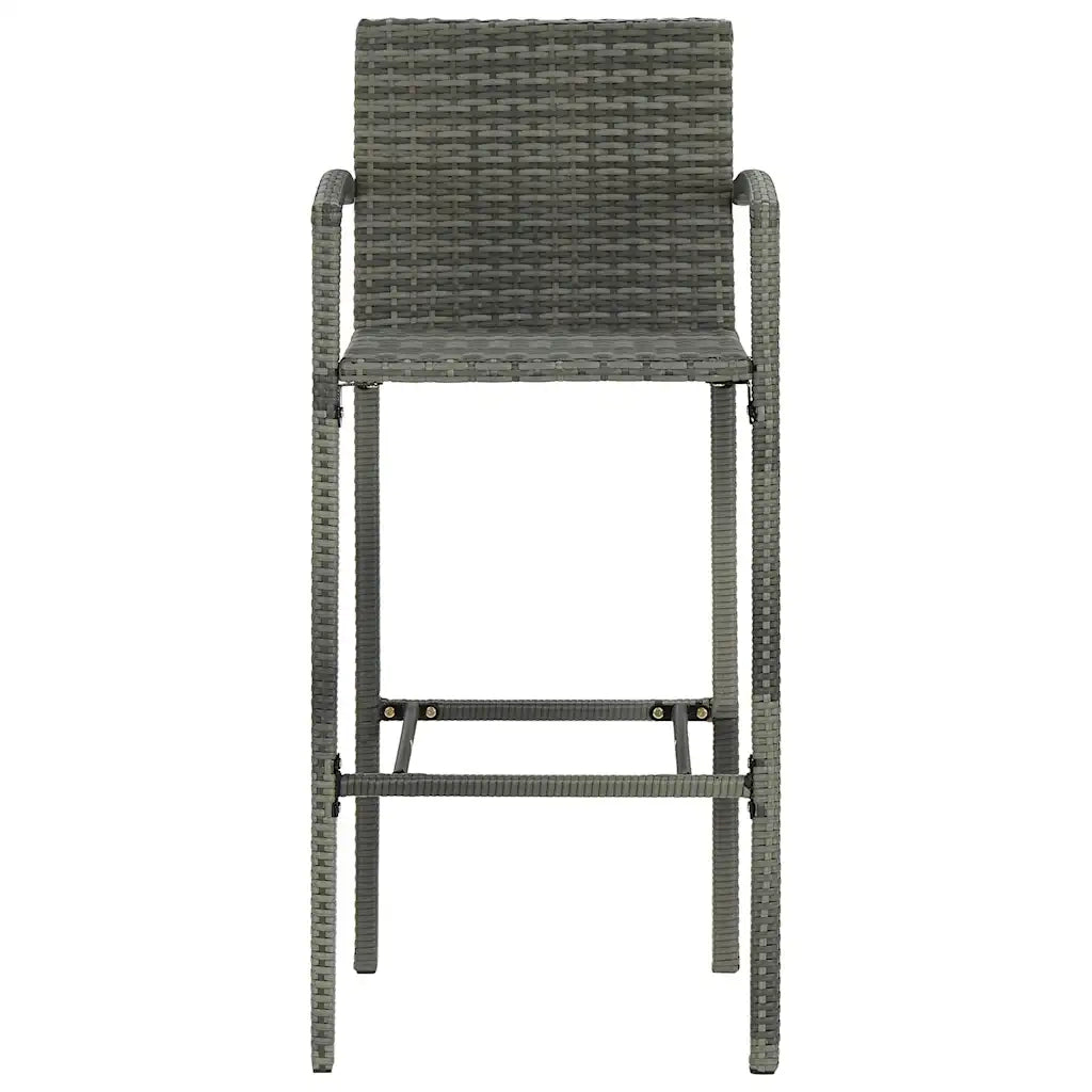 Set Bar da Giardino 3 pz Grigio 3064887
