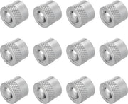 Set di coperture per pneumatici - 12 pezzi - alluminio - universale - accessori auto e motociclo.