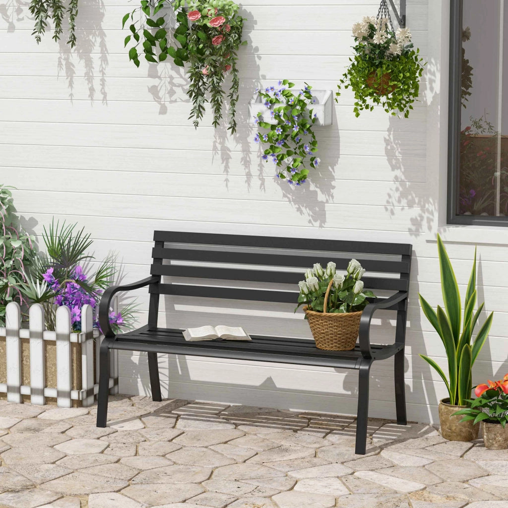 Tavolo Bistrot ¨C Zephmum ¨C Nero 127x58x82 cm