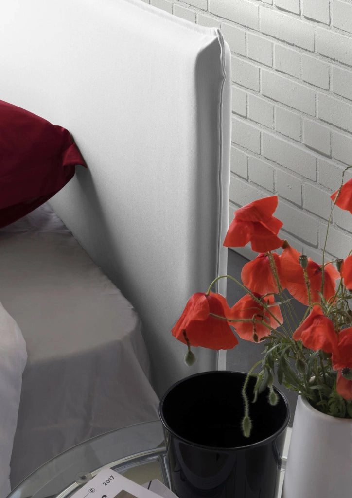 Letto Matrimoniale Ariadni, Letto Matrimoniale Materasso Incluso Made in Italy, Bianco