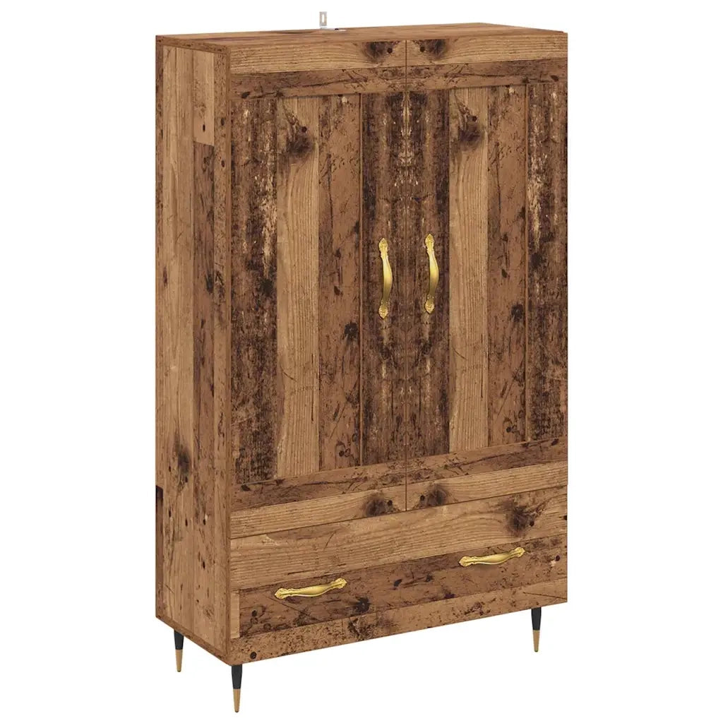 Credenza-Buffet-Armadio da cucina Legno vecchio 69,5 x 31 x 115 cm Legno multistrato 787427