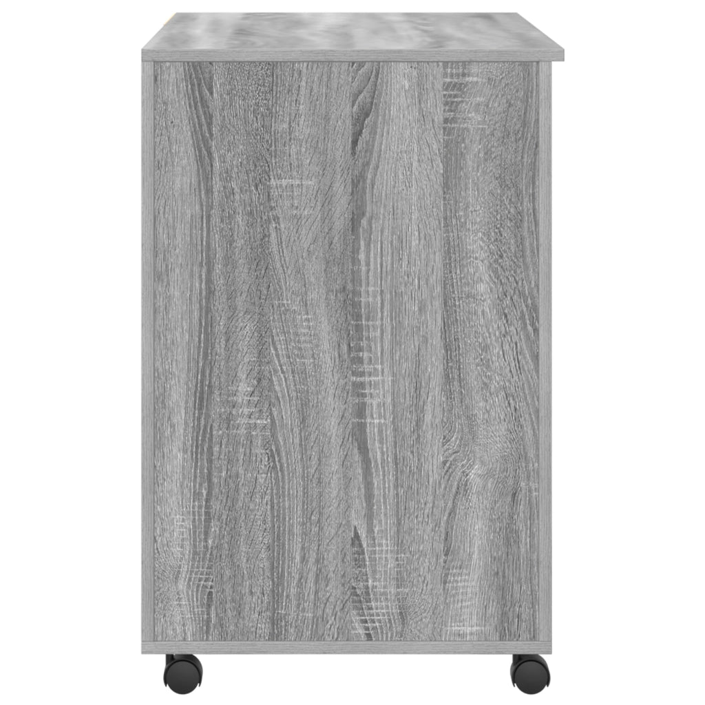 Scrivania Grigia per Computer Grigio Sonoma Legno Ingegnerizzato
