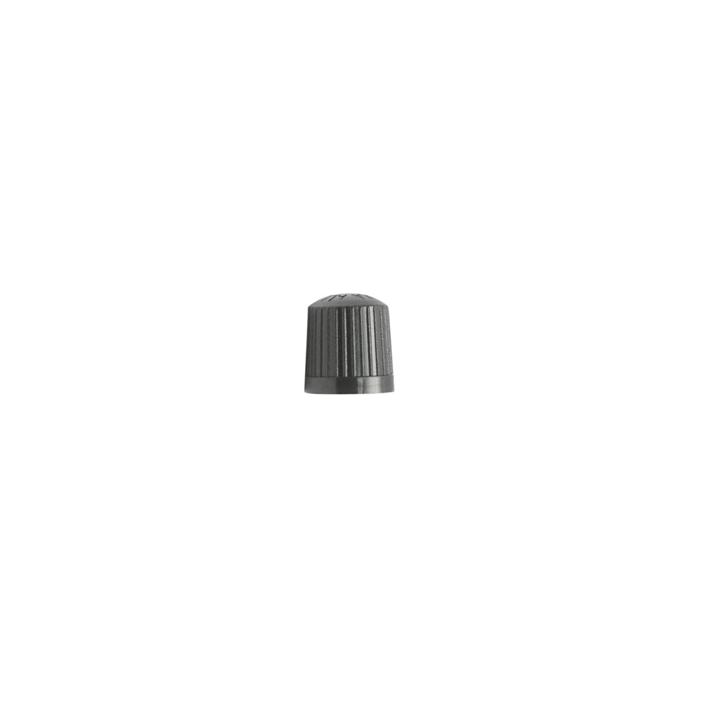 Cappuccio nero in plastica per valvola del pneumatico