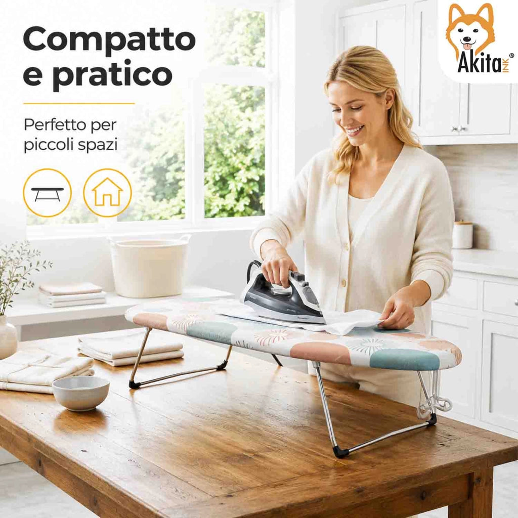 Akitaink Asse Stiro Tavolo 74x30 Pieghevole Gancio