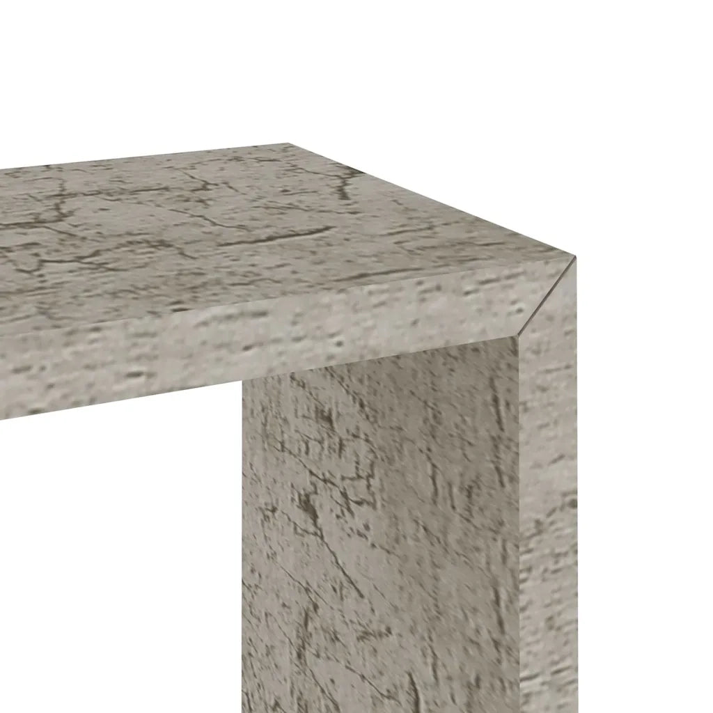 Mensole a Cubo da Parete 3 pz Grigio Cemento 326721