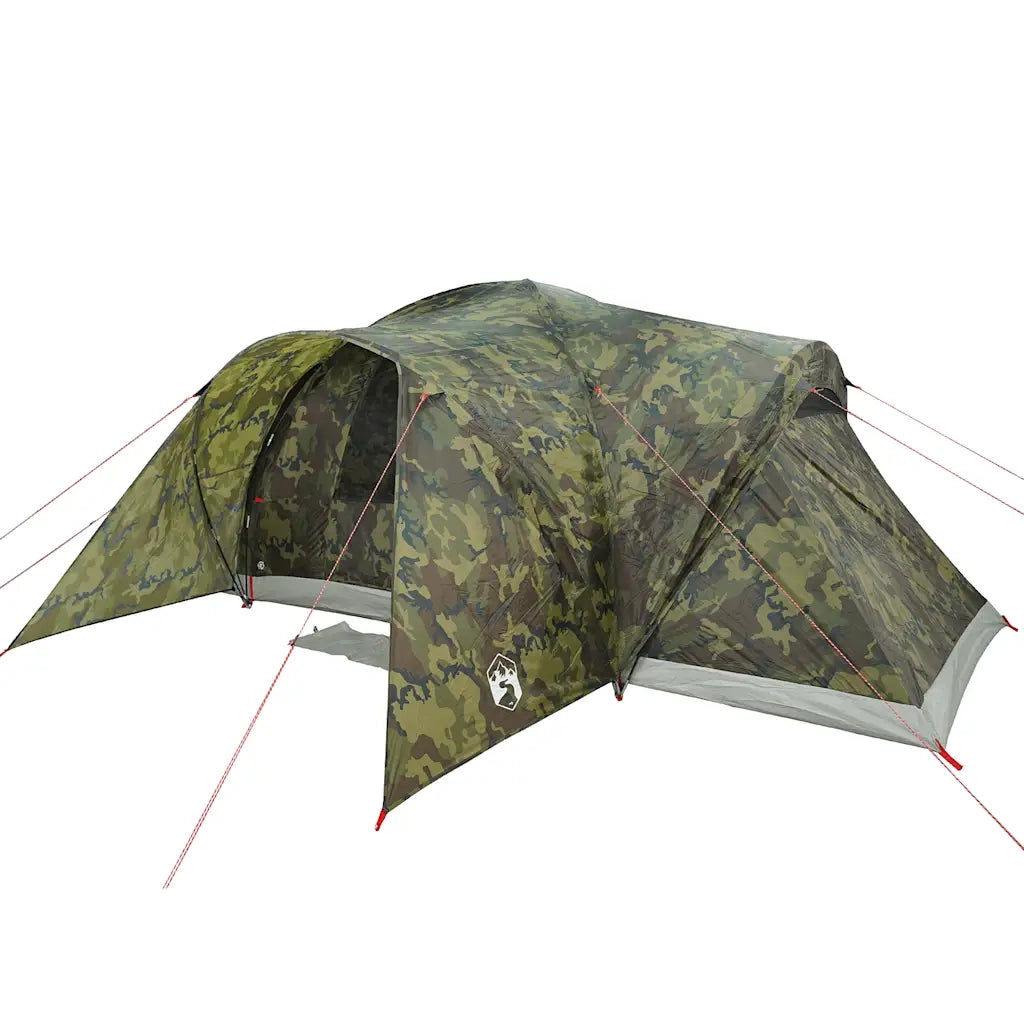 Tenda da Campeggio a Cupola per 6 Persone Mimetica Impermeabile 4009472