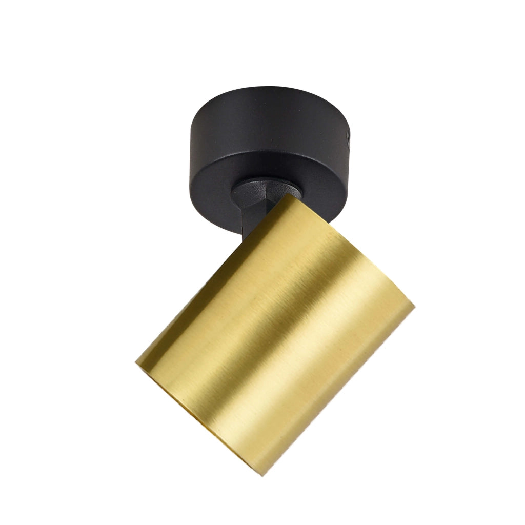 Faretto soffitto Snow 1xGU10 oro/nero metallo Light Prestige