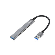 EQUIP 128960 - HUB USB-A 4-PT 3.0 - ALLUMINIO