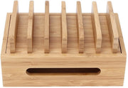 Sostegno per Tablet in Legno - Dimensioni 19x12x9cm - Design Estetico - Organizzatore per Ufficio - Braccio di Sostegno per Tablet