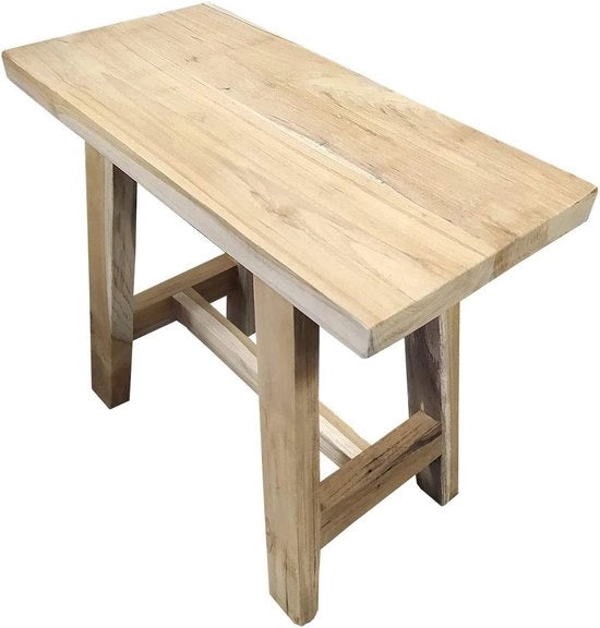 Sedia con Ripiano - Hocker – Bancone con Spazio di Stoccaggio - Accessori per la Sala da Pranzo 50 x 27 x 45 cm