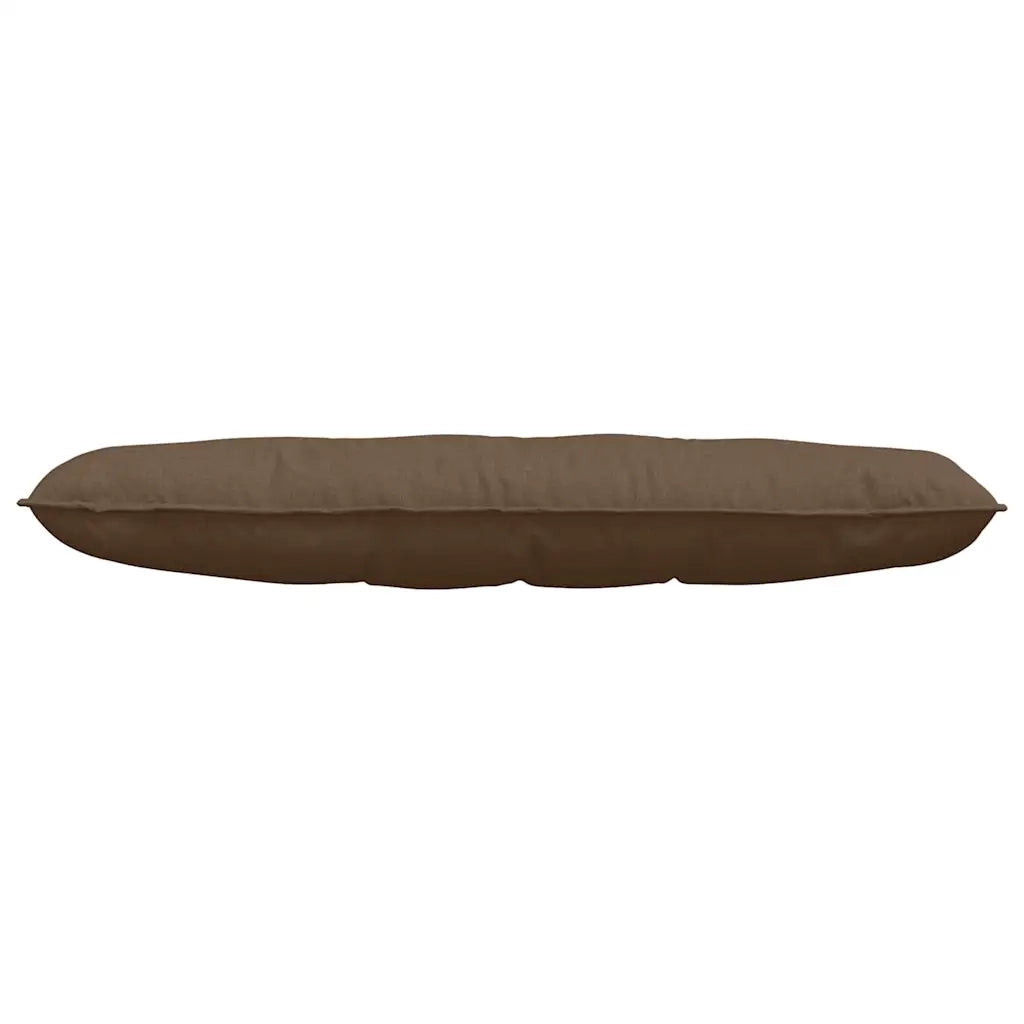 Cuscino per Schiena Marrone 140 x 19 x 50 cm Tessuto