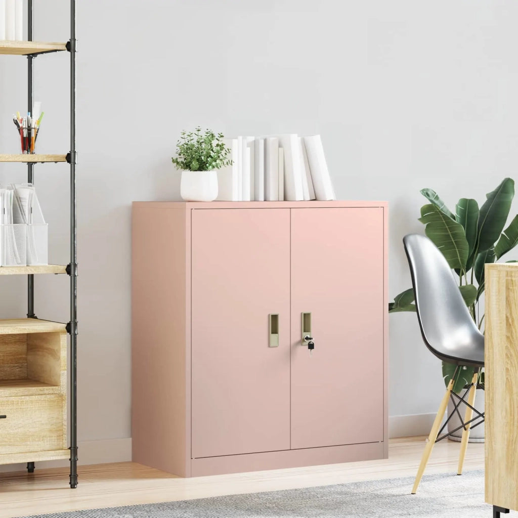Armadio Rosa 80 x 40 x 90 cm Acciaio 891683