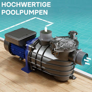 Pompa piscina per ricircolo e filtraggio 13200 l/h 370 W Pompa di circolazione