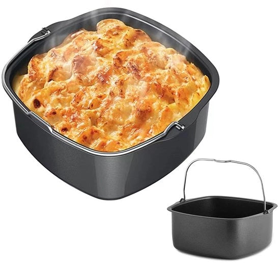 Piatto per torte da 22 cm - Adatto per Airfryer - Piatto per pane - Resiste al lavastoviglie - Materiale sicuro