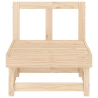 Divano Centrale da Giardino in Legno Massello di Pino 825373