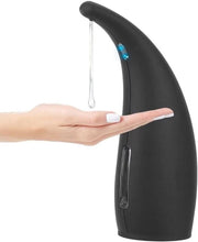 Dispensatore di sapone automatico senza contatto per superfici da bagno e cucina con sensore infrarosso e impermeabilità IPX6. Adatto per l'uso in bagno e cucina - Nero.