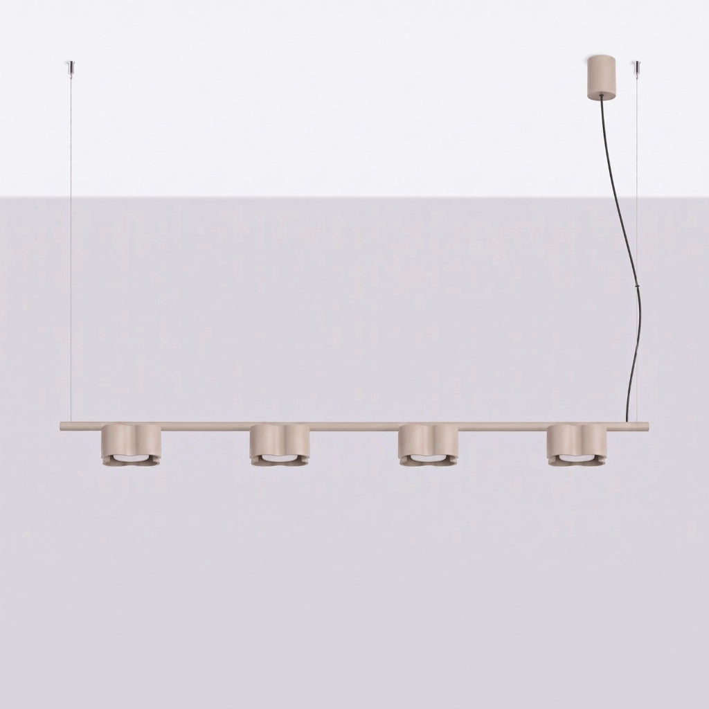 Lampadario OVIO 4 tortora Gx53