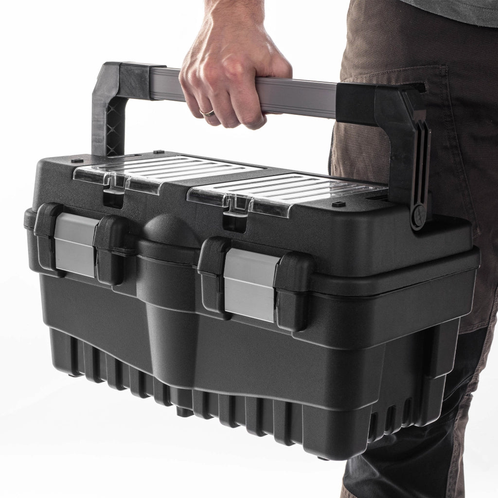Cassetta degli attrezzi KADAX, sistema di organizzazione utensili professionale per officina.
