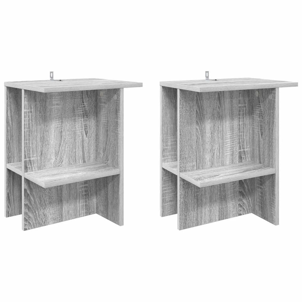 Tavolino da salotto 2 pcs Grigio Sonoma 40 x 30 x 49 cm 8001074
