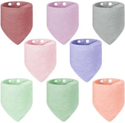 Set di Asciugamani per Bambini in Muslin, 8 pezzi, Assorbenti Biologici in Cotone, Asciugamani in Muslin 100% in Cotone, Asciugamani per Bambini per il Pannolino, Asciugamani per Bambini per Bambini in Età Prescolare, per Bambini di Entrambi i Sexi