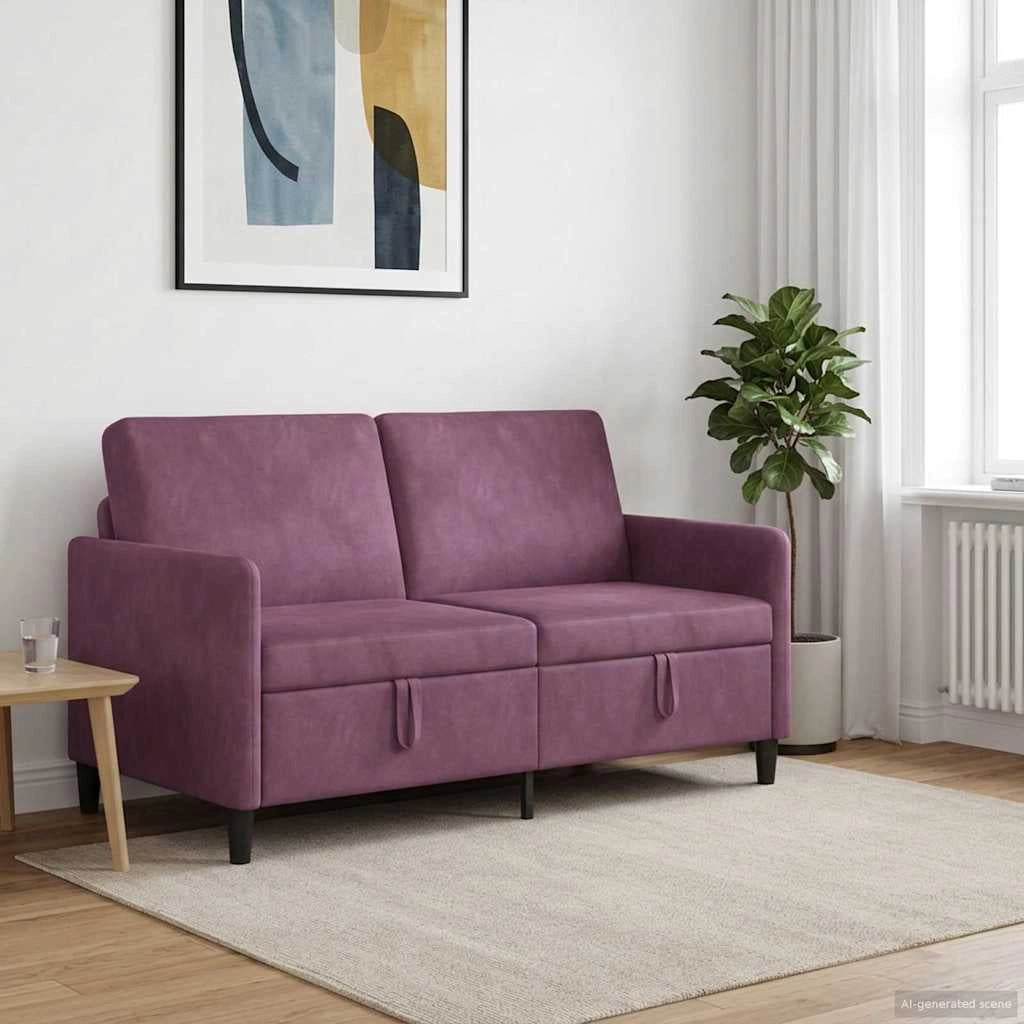 Divano con Storage Viola 152 x 78 x 87 cm Poliestere 42036946