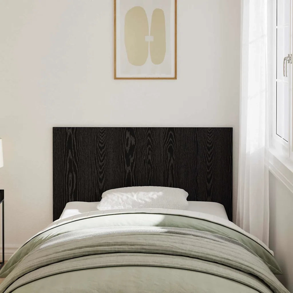 Testiera | Testata del letto con Testiera | Testata Rovere Nero Legno multistrato