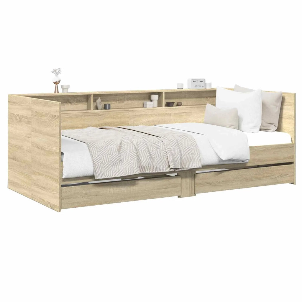 Telaio del letto con storage Rovere Sonoma 80 x 200 cm 3429638