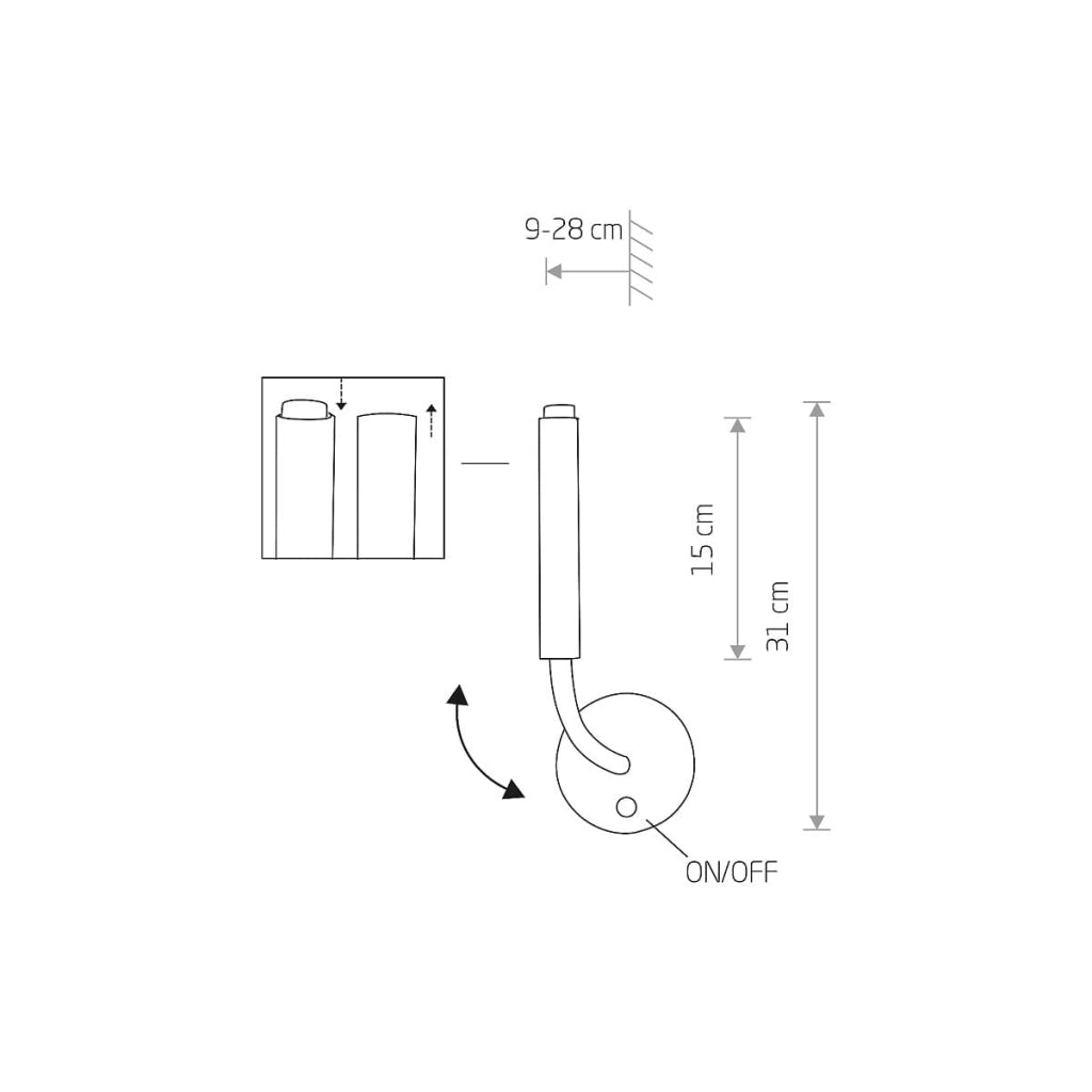 Applique Nowodvorski Stalactite ottone/nero G9 10W LED