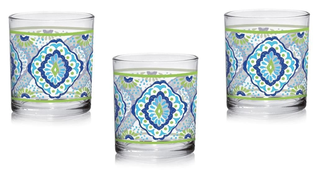 Set 3 Bicchieri da Tavola Acqua Vino Linda Pompei 220 cc Cerve