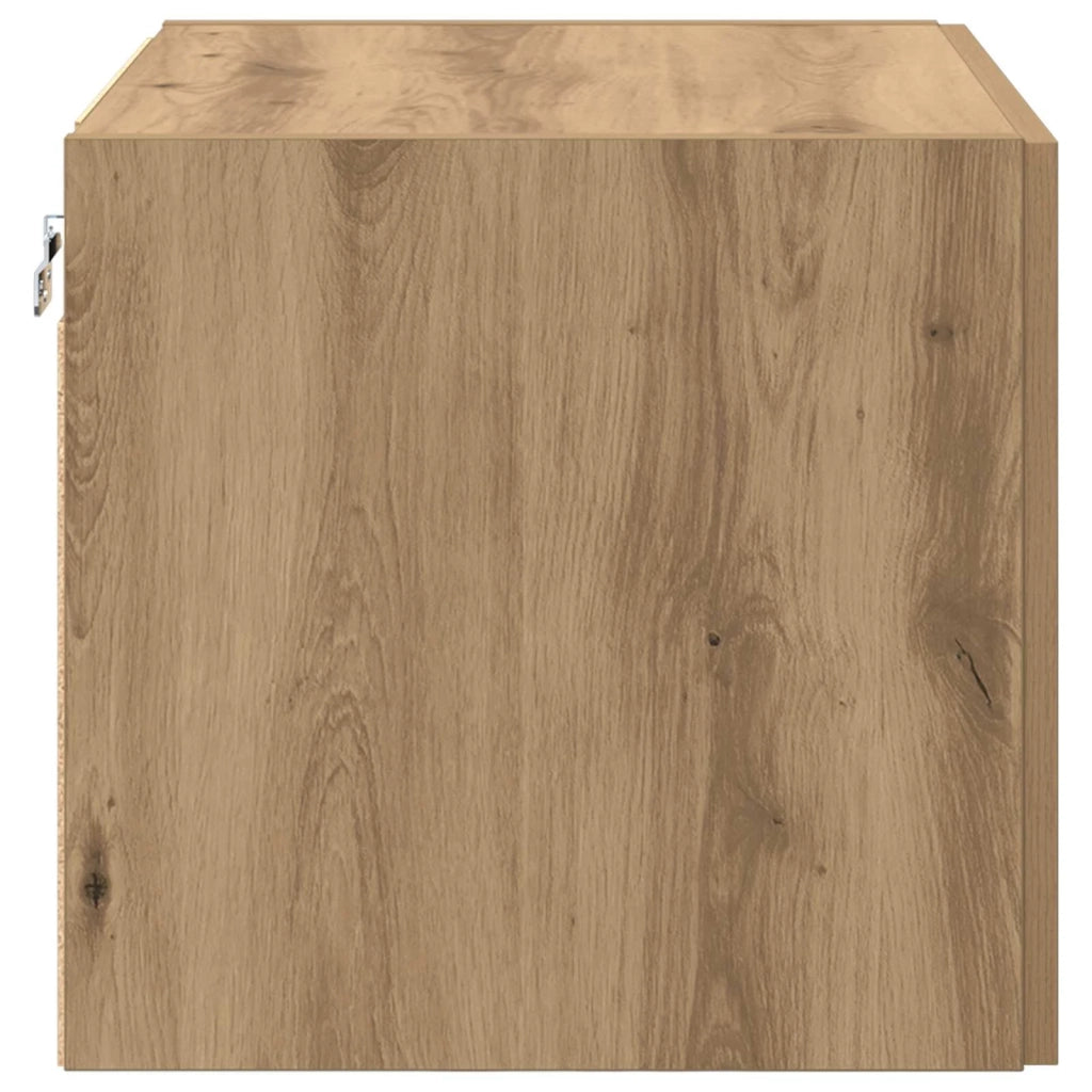 Armadietto a Muro | Mobile a Parete rovere artigianale 50 x 42.5 x 40 cm